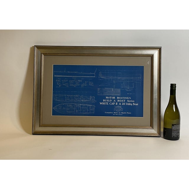 American Boat Blueprint of White Cap II For Sale - Image 3 of 10
