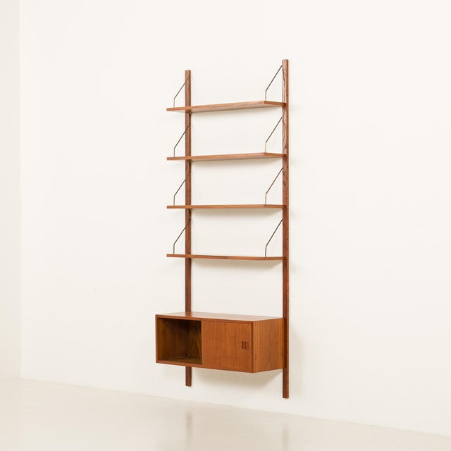 Wood Danish Teak Shelving Unit in the style of Poul Cadovius, 1960s For Sale - Image 7 of 17