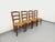 Vintage Brutalist Chairs in Wood and Straw, 1960s, Set of 4 For Sale - Image 3 of 18