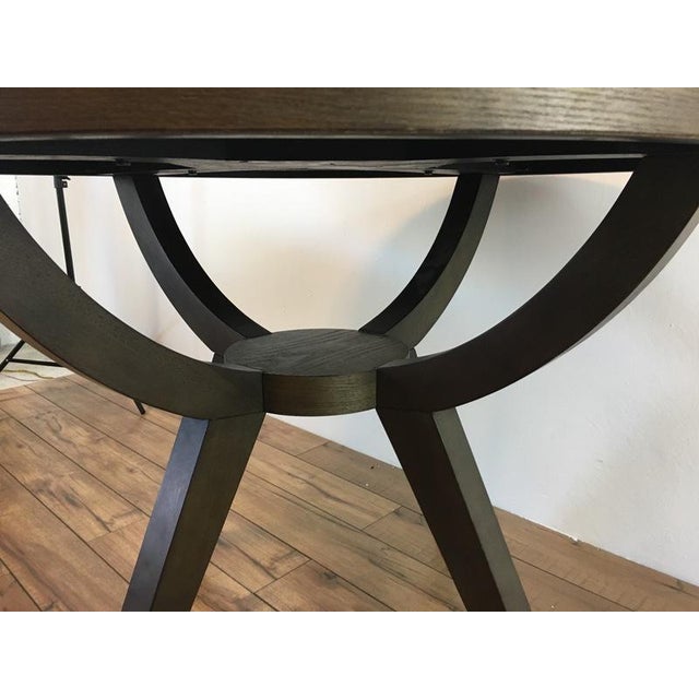 West Elm Arc Base Pedestal Table | Chairish