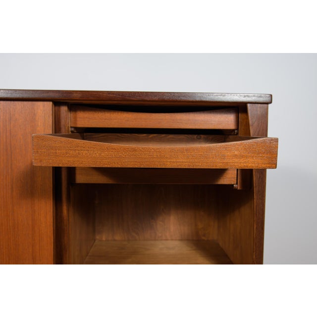 Mid-Century Modern Teak Highboard, Denmark, 1960s For Sale - Image 14 of 18