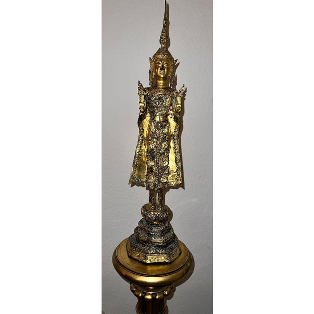 Rattanakosin Buddha, 1910, Bronze For Sale - Image 3 of 5