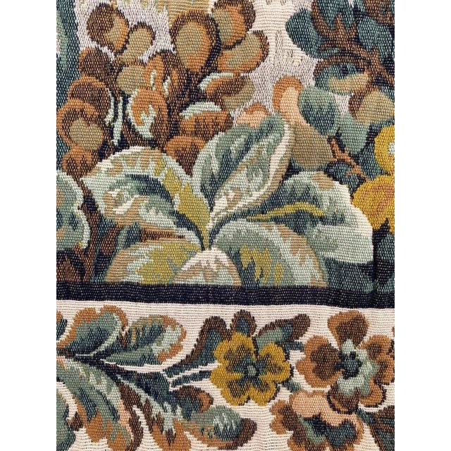 Mid-Century French Jacquard Tapestry For Sale - Image 6 of 17
