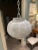 2020s 21st Century Moroccan White Painted Pierced Metal Hanging Pendant Shade For Sale - Image 5 of 9