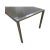 This is a Brueton high table, the Custom Stainless Steel Table w/ Gray Frosted Glass. The table has two frosted panes of...