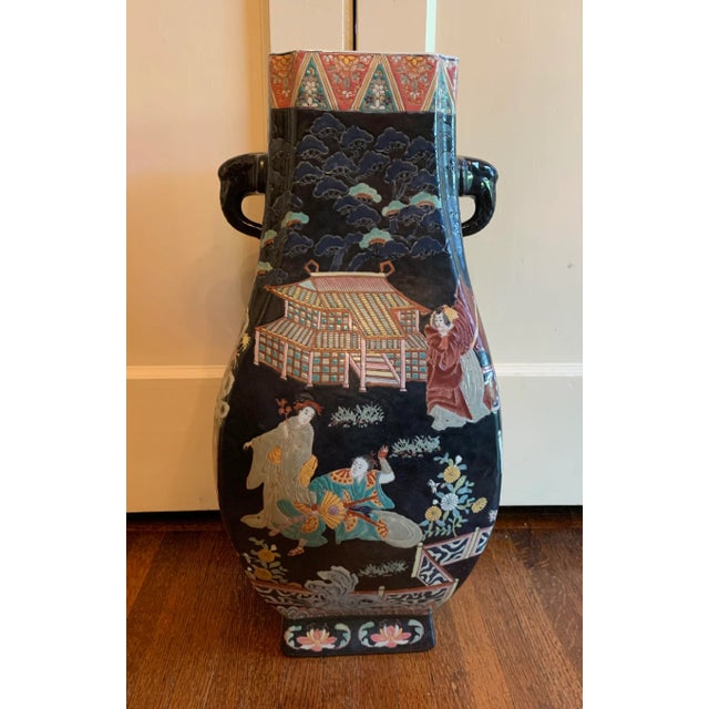 Vintage Tall Chinese Vase For Sale - Image 12 of 12