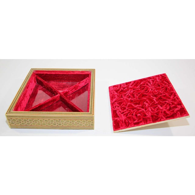 Moorish Micro Mosaic Jewelry Box by Rajhastani, India, 1950 For Sale - Image 12 of 16
