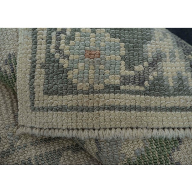 Turkish Oushak Rug 2' x 3'3" #19541 For Sale - Image 4 of 8
