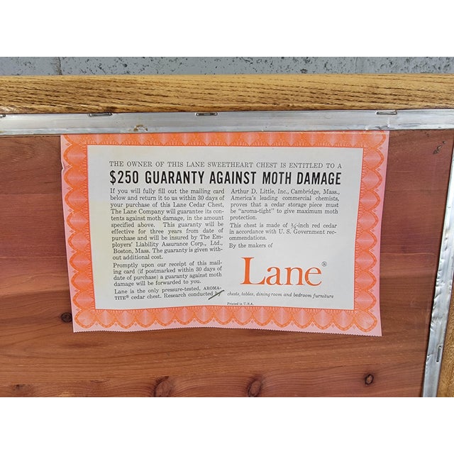 Lane Acclaim Cedar Trunk / Blanket / Hope Chest For Sale - Image 12 of 18