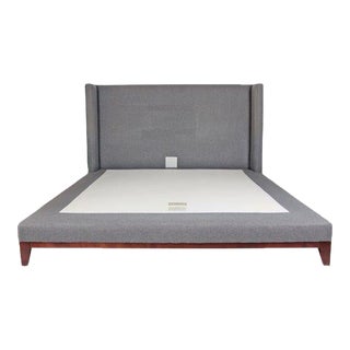 Williams Sonoma Presidio Queen Size Bed Headboard With Frame For Sale