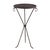 Early 21st Century A Pair of Gueridon Style Iron Drink Tables, in the Manner of Jean-Michel Frank For Sale - Image 5 of 6
