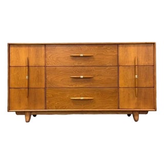 1960s Light Walnut Dresser by Red Lion For Sale