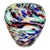 1990s Vintage Signed Johnnie Studio Art Glass Paperweight Vase For Sale