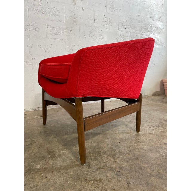 Mid Century Barrel Chair by Lawrence Peabody For Sale - Image 9 of 10