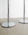 White Mid-Century Swedish White & Chrome Knubbling Floor Lamps by Anders Pehrson for Ateljé Lyktan, 1970s, Set of 2 For Sale - Image 8 of 9