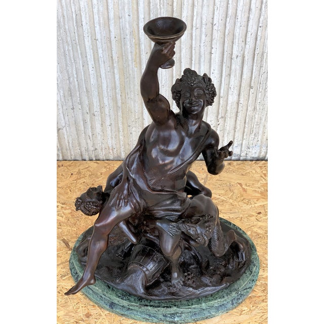20th Cast Bronze Statue of a Cherub Angel Signed by Ferdinando De Luca, Italy For Sale - Image 13 of 13