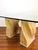 Vintage McGuire Twisted Rattan Double Pedestal Organic Modern Glass Top Dining Table For Sale In Palm Springs - Image 6 of 12