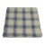 Vintage Off-White and Blue Asian Silk Plaid Fabric For Sale