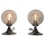 Vintage German Chrome and Glass Table Lamps, 1960s, Set of 2 For Sale - Image 12 of 12