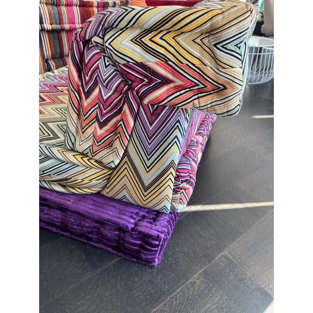Roche Bobois Missoni Mah Jong Sofa 2-Seater For Sale - Image 9 of 10