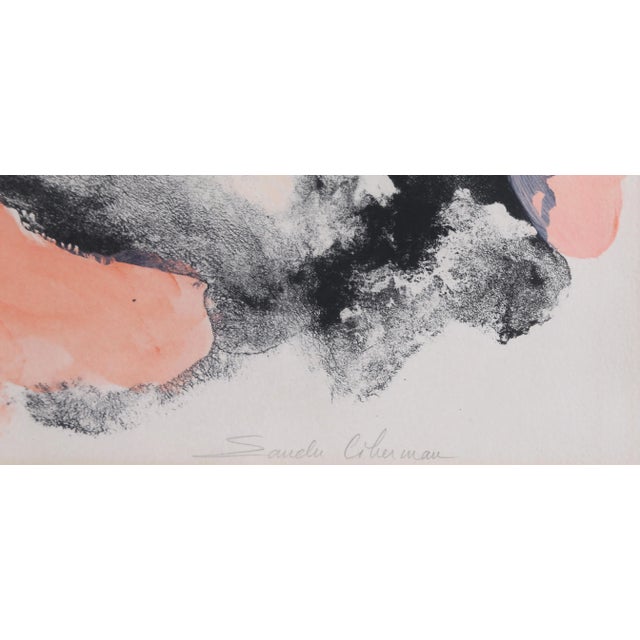 1970s Sandu Liberman, Brother and Sister, Framed Lithograph For Sale - Image 5 of 6