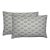 Rajmata Linen Pillow Cover in Grey, 12x20 Pillow For Sale