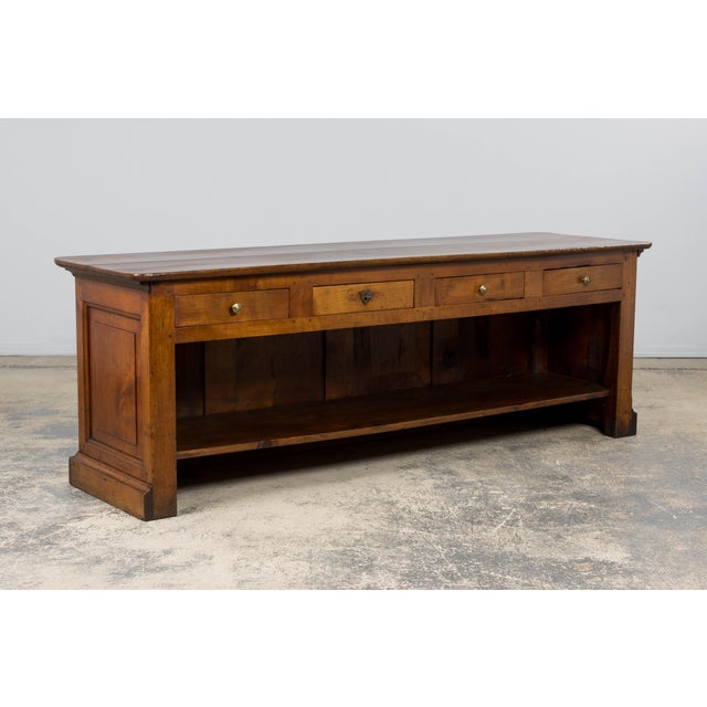 19th Century French Provincial Walnut Work Table For Sale - Image 9 of 18