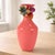 Kenneth Ludwig Chicago Floral Embossed Metal Vase12.25"H For Sale - Image 4 of 4