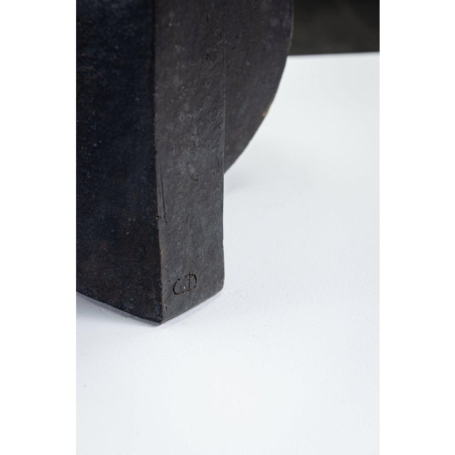 Black Abstract Sculpture from Cor Dam, 1970s For Sale - Image 8 of 13
