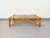 Mid-Century Modern Vintage Rectangular Coffee Table in Rattan and Smoked Glass, 1970s For Sale - Image 3 of 16