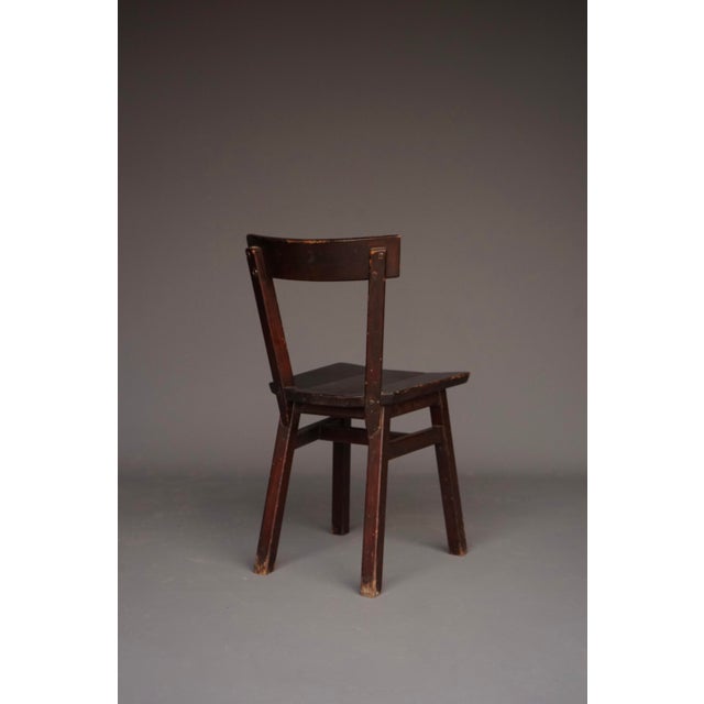 Mid-Century Modern Side Chair by Bram van den Berg for Bas van Pelt, 1953 For Sale - Image 3 of 13