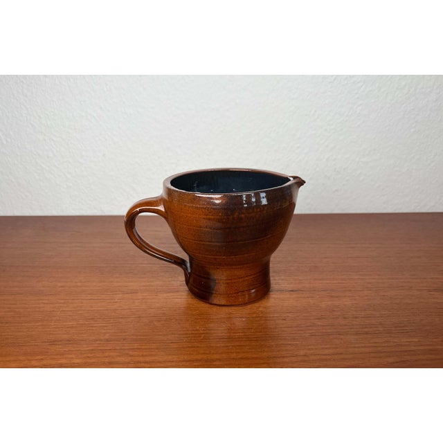 Mid-Century Modern German Studio Pottery Jug Vase by Siegfried Gramann for Töpferhof Römhild, 1960s For Sale - Image 12 of 16