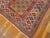19th Century 1880s Beige Salmon Geometric Tribal Antique Persian Kurdish Rug 4'0" X 9'4" Handknotted Wool Carpet For Sale - Image 5 of 5