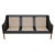 Animal Skin 2209 3-Seater Sofa in Black Bison Leather by Børge Mogensen for Fredericia For Sale - Image 7 of 9