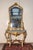 Important Louis XV style curved console table in gilt and lacquered wood Abundant ornamentation with raised motifs White...
