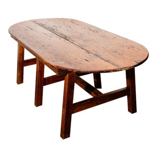 Antique Farmhouse Dining Table For Sale