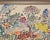 Beige Japanese Floral and Blossom Panorama Watercolor Painting 6 Ft For Sale - Image 8 of 18