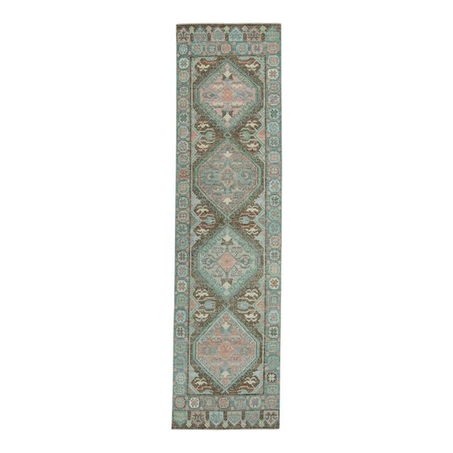 Turkish Oushak Rug 2'9" x 10'6" #20022 For Sale