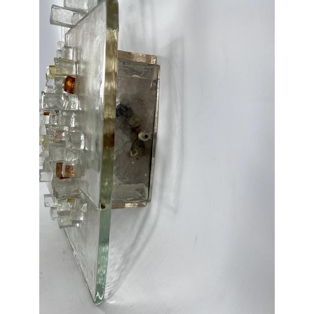 Red Mid-Century Murano Glass Wall Light by Albano Poli for Poliarte, Italy ,1970s For Sale - Image 8 of 14