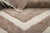 Angular Geometric Key-Line Hand-Knotted Wool Rug | 9'10" X 6'9" | One of a Kind For Sale - Image 6 of 9