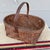 Antique Rectangular Split Oak Gathering Basket, Circa 1900 For Sale - Image 11 of 12