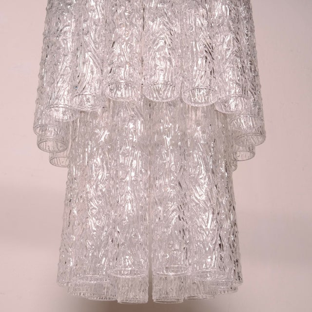 Murano Glass Tronchi Chandelier from Venini, 1970s For Sale - Image 9 of 17
