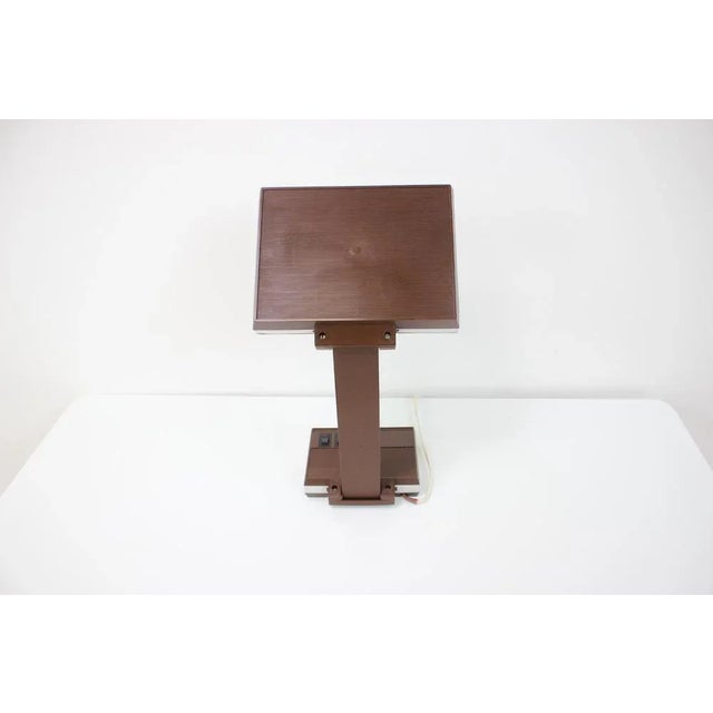 Plastic Mid-Century Adjustable Table Lamp from Polam, 1970s For Sale - Image 7 of 11