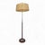Teak Veneer Floor Lamp by Monix, 1950s For Sale
