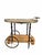 Vintage Italian Burl Marquetry Tea Bar Cart For Sale - Image 9 of 12