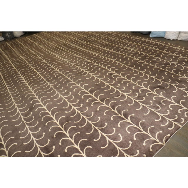 Oversize Tibetan Vine Motif Rug no. j5179 For Sale - Image 13 of 13