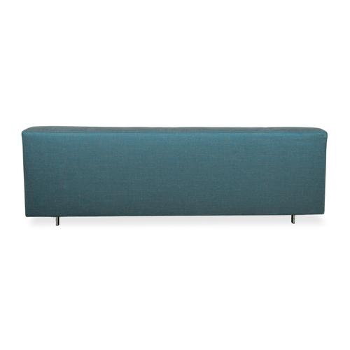 Grata 3-Seater Sofa and Ottoman in Petrol Blue Fabric from Rolf Benz, Set of 2 For Sale - Image 18 of 18