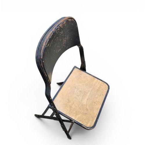 12 x Clarin Corporation folding chairs / USA 1920s.