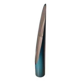 Model Unghia Nail Lipstick Floor Mirror in Petrol Green For Sale