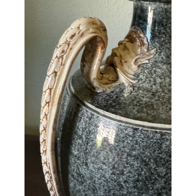 Fine and Rare Wedgwood Agate Ware Faux-Porphyry Vase. On Black Basalt Base. Circa 1775. For Sale In Dallas - Image 6 of 9